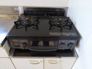 ガスコンロ付き